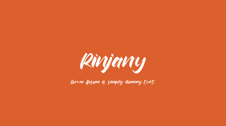 Rinjany Font