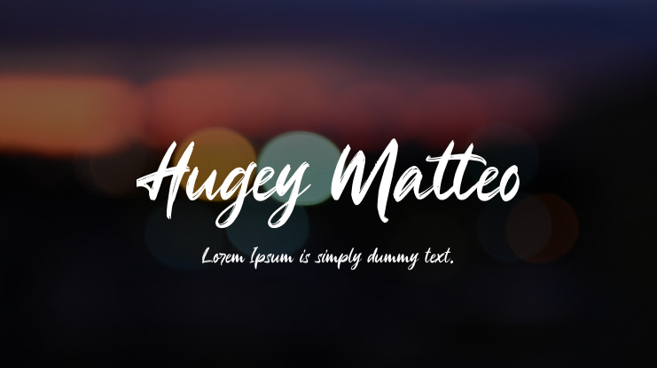 Hugey Matteo Font