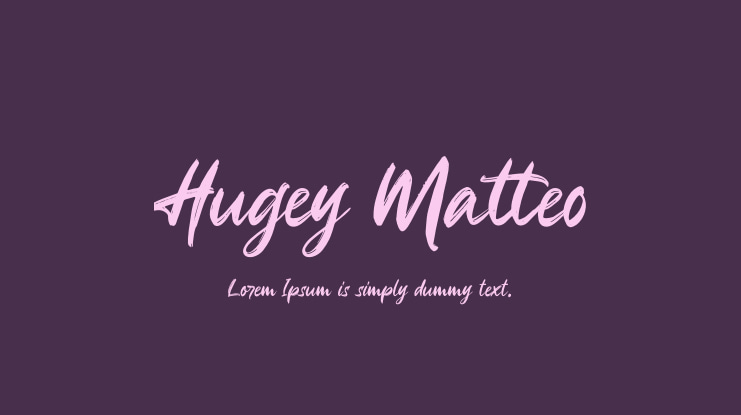 Hugey Matteo Font