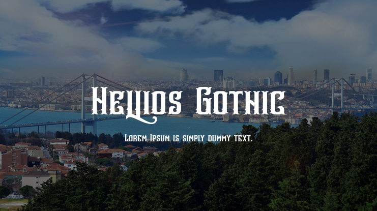 Hellios Gothic Font