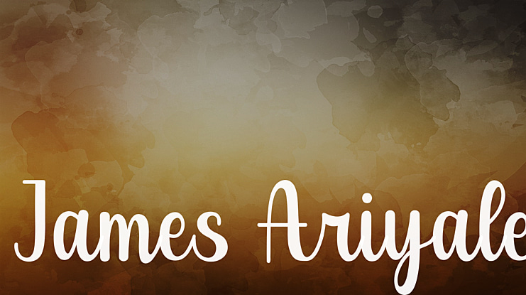 James Ariyale Font