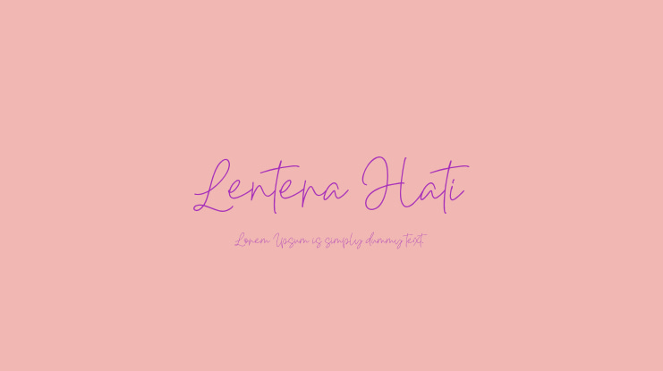 Lentera Hati Font