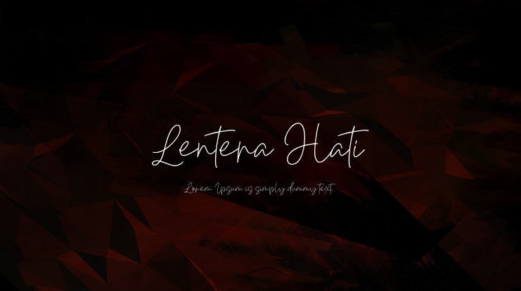 Lentera Hati Font
