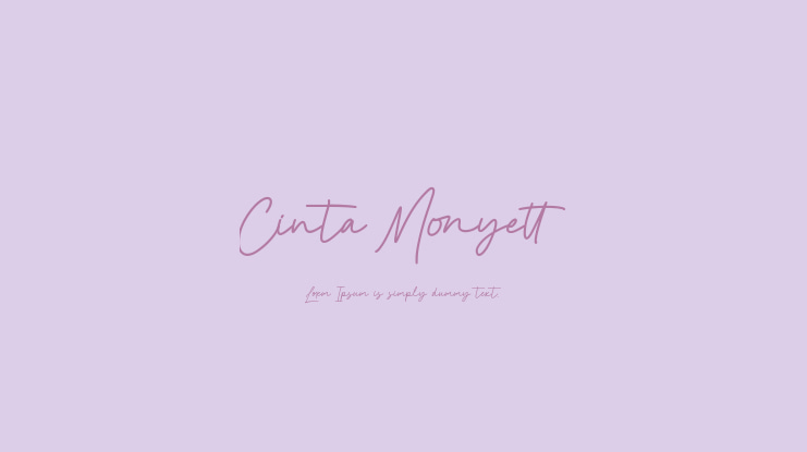 Cinta Monyett Font
