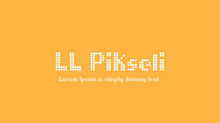 LL Pikseli Font