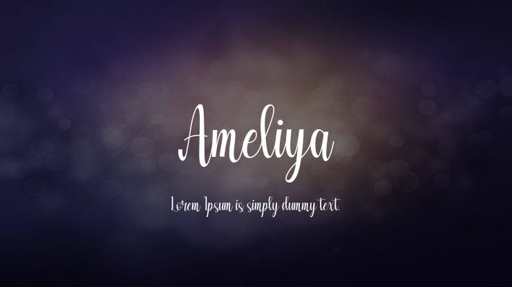 Ameliya Font