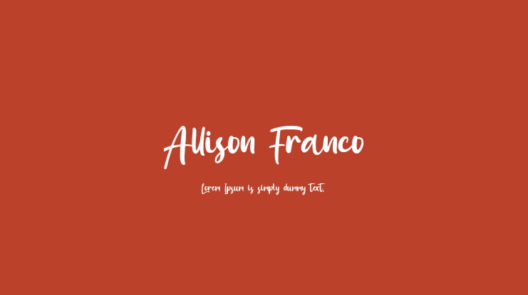 Allison Franco Font