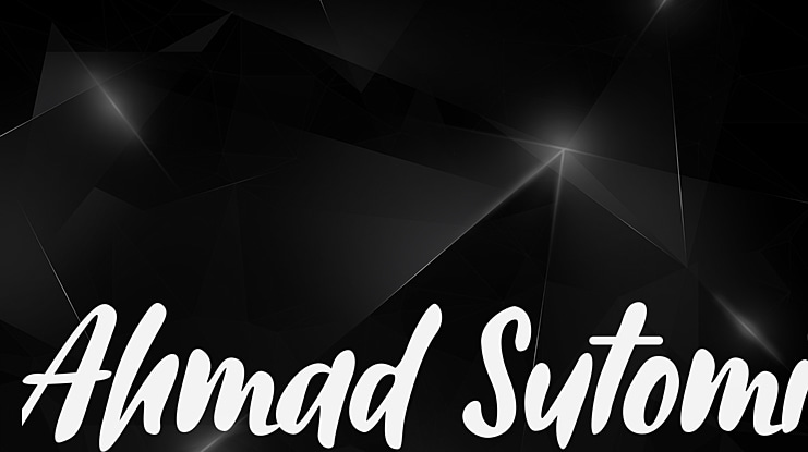 Ahmad Sutomi Font