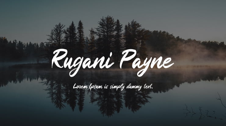 Rugani Payne Font