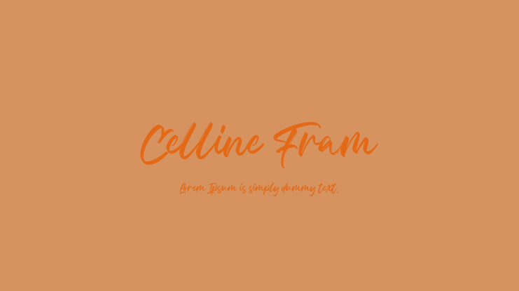 Celline Fram Font