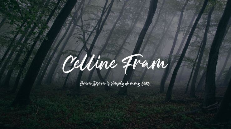 Celline Fram Font