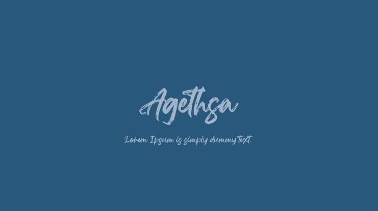 Agethsa Font
