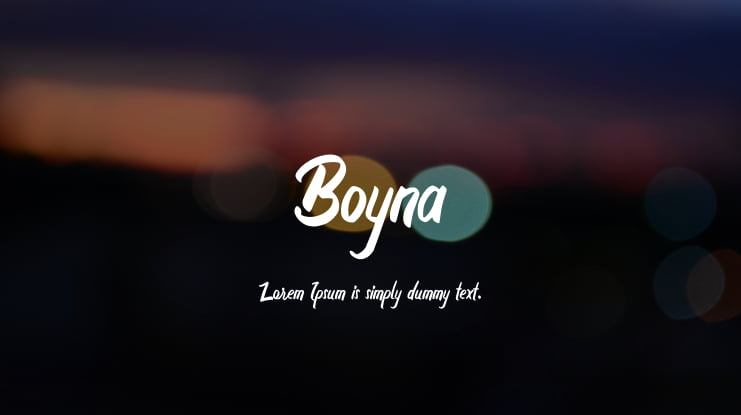 Boyna Font