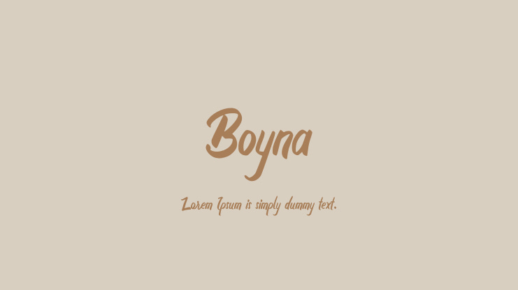 Boyna Font
