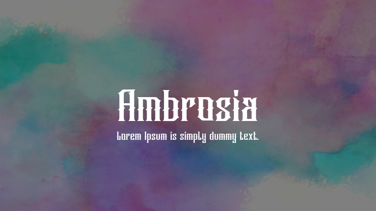 Ambrosia Font