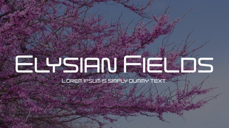 Elysian Fields Font