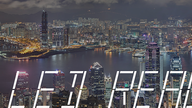 LED Real Font Family