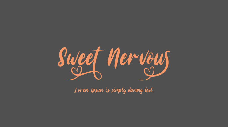 Sweet Nervous Font