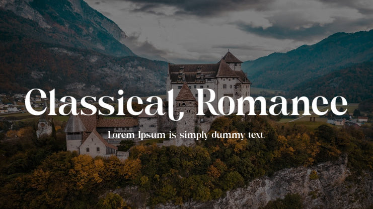 Classical Romance Font