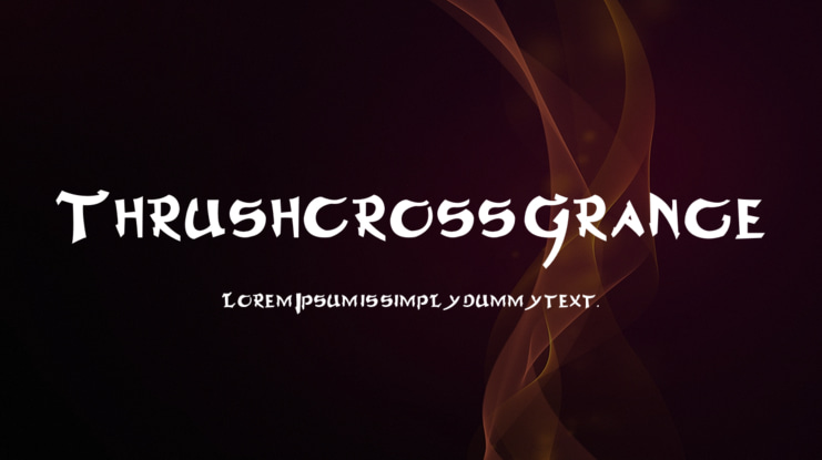 Thrushcross Grange Font