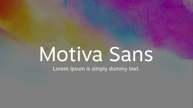 Motiva Sans Font Family