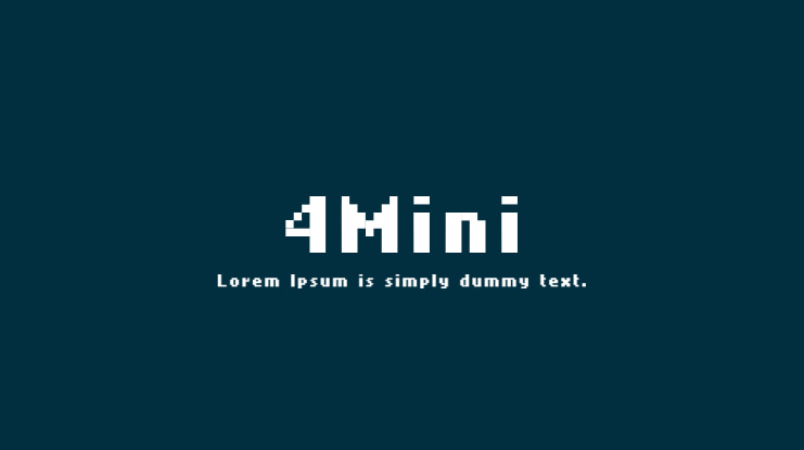 4Mini Font