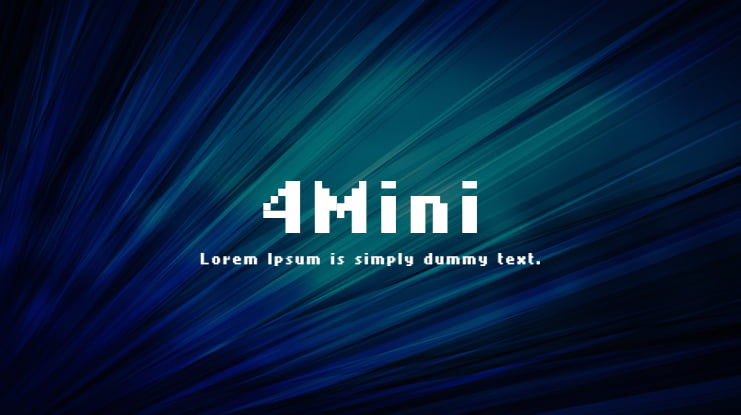 4Mini Font