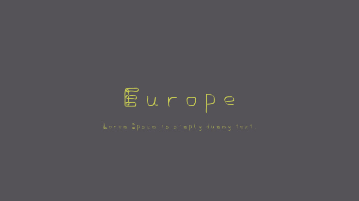 Europe Font