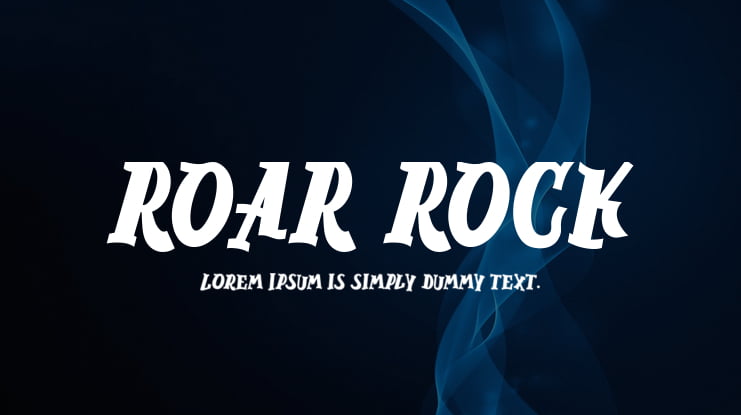 ROAR ROCK Font