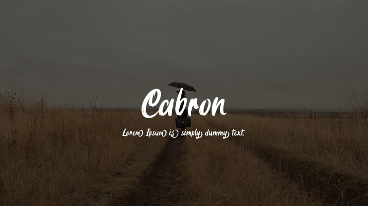 Cabron Font