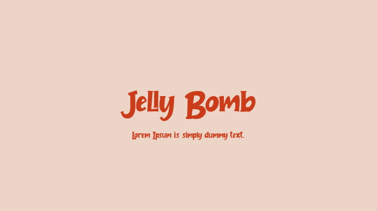 Jelly Bomb Font