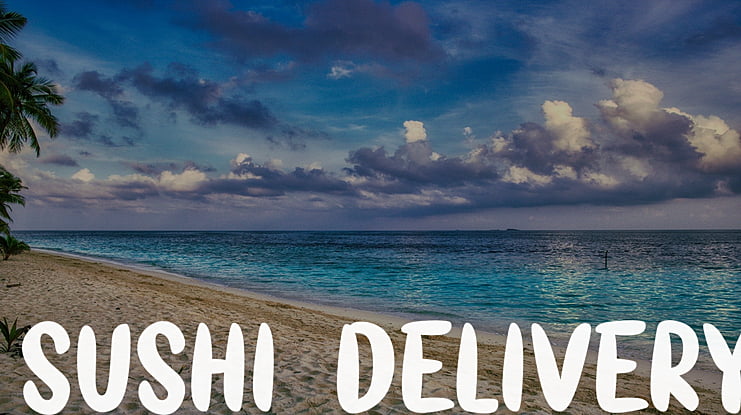 Sushi Delivery Font