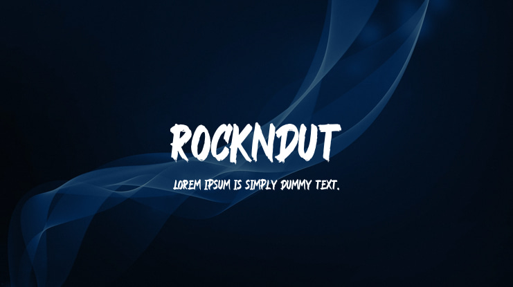 Rockndut Font