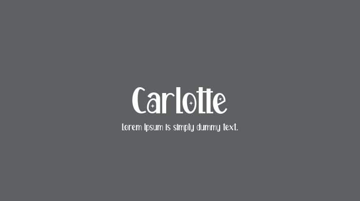 Carlotte Font