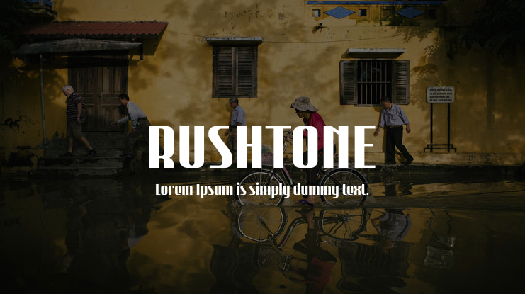 RUSHTONE Font