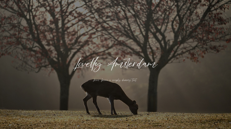 Lovelly Amsterdam Font Family