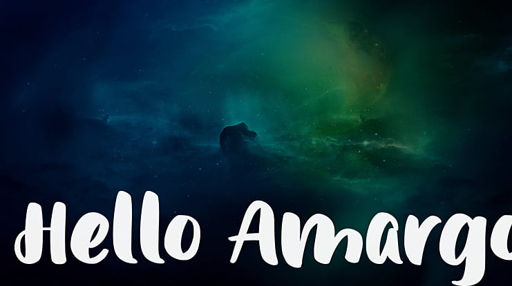 Hello Amargo Font
