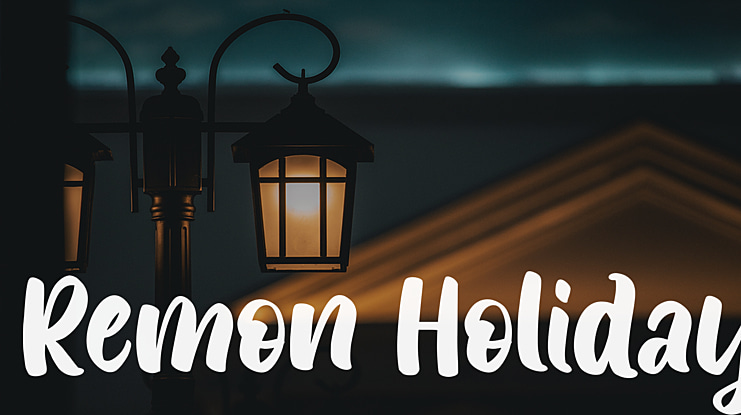 Remon Holiday Font