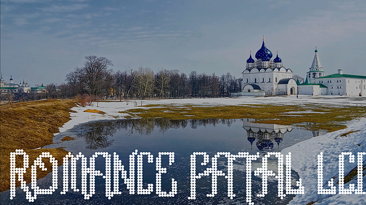 Romance fatal LCD Font