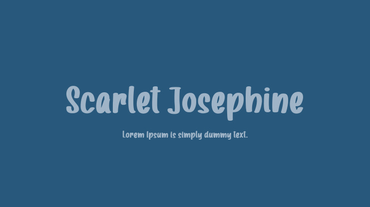 Scarlet Josephine Font