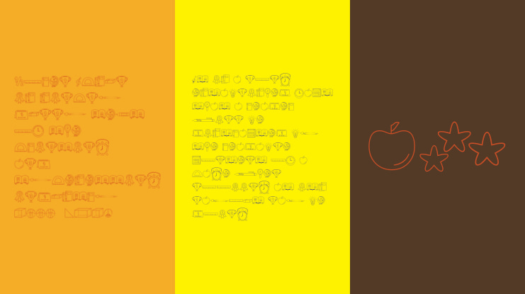 Best School Dingbat Font Family