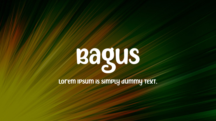 Bagus Font