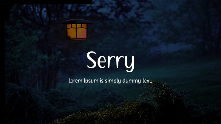 Serry Font