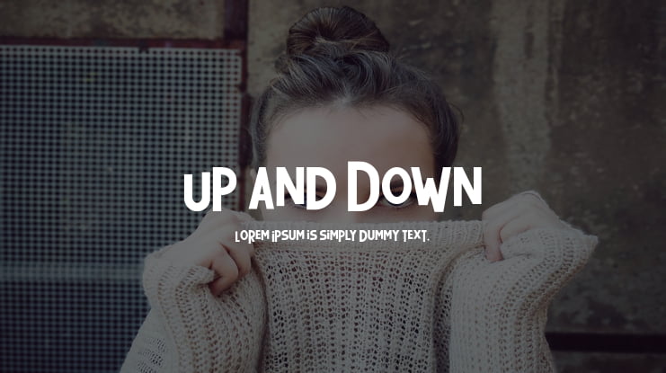 Up and Down Font Family