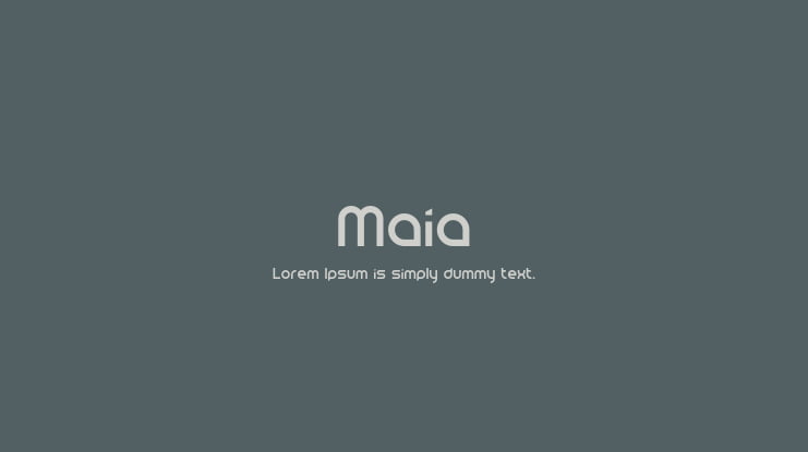 Maia Font