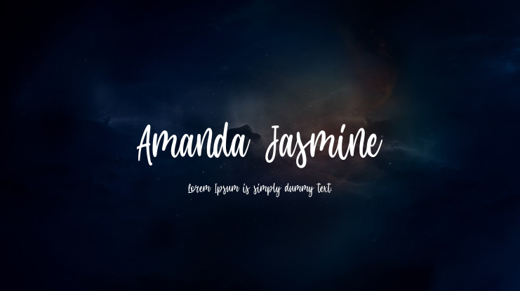 Amanda Jasmine Font