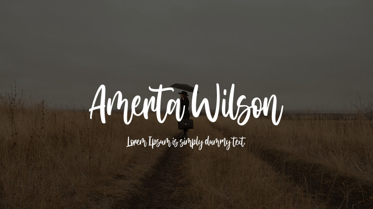 Amerta Wilson Font