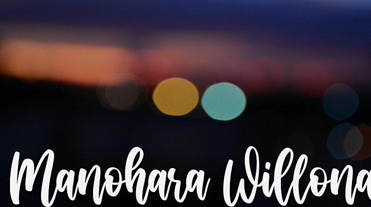 Manohara Willona Font