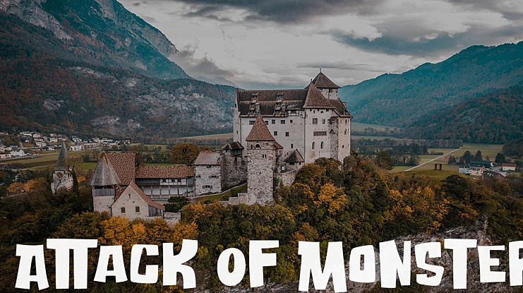 Attack Of Monster Font