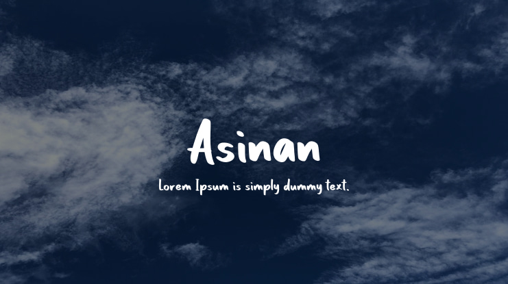 Asinan Font